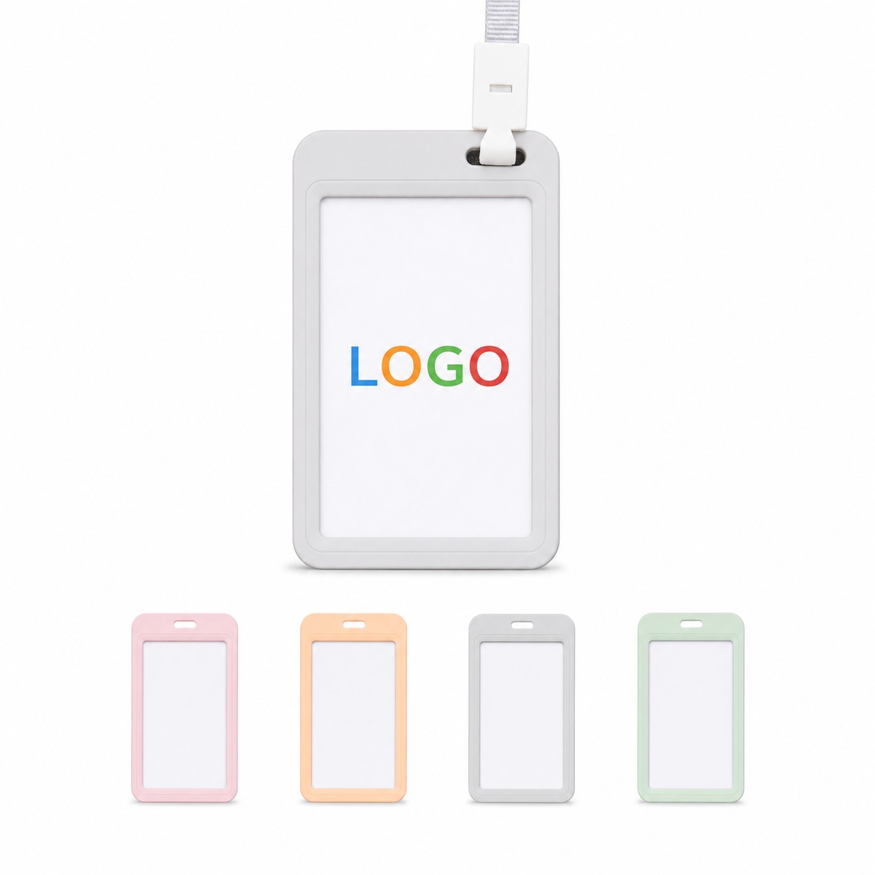Polypropylene ID Badge Holder With Lanyard