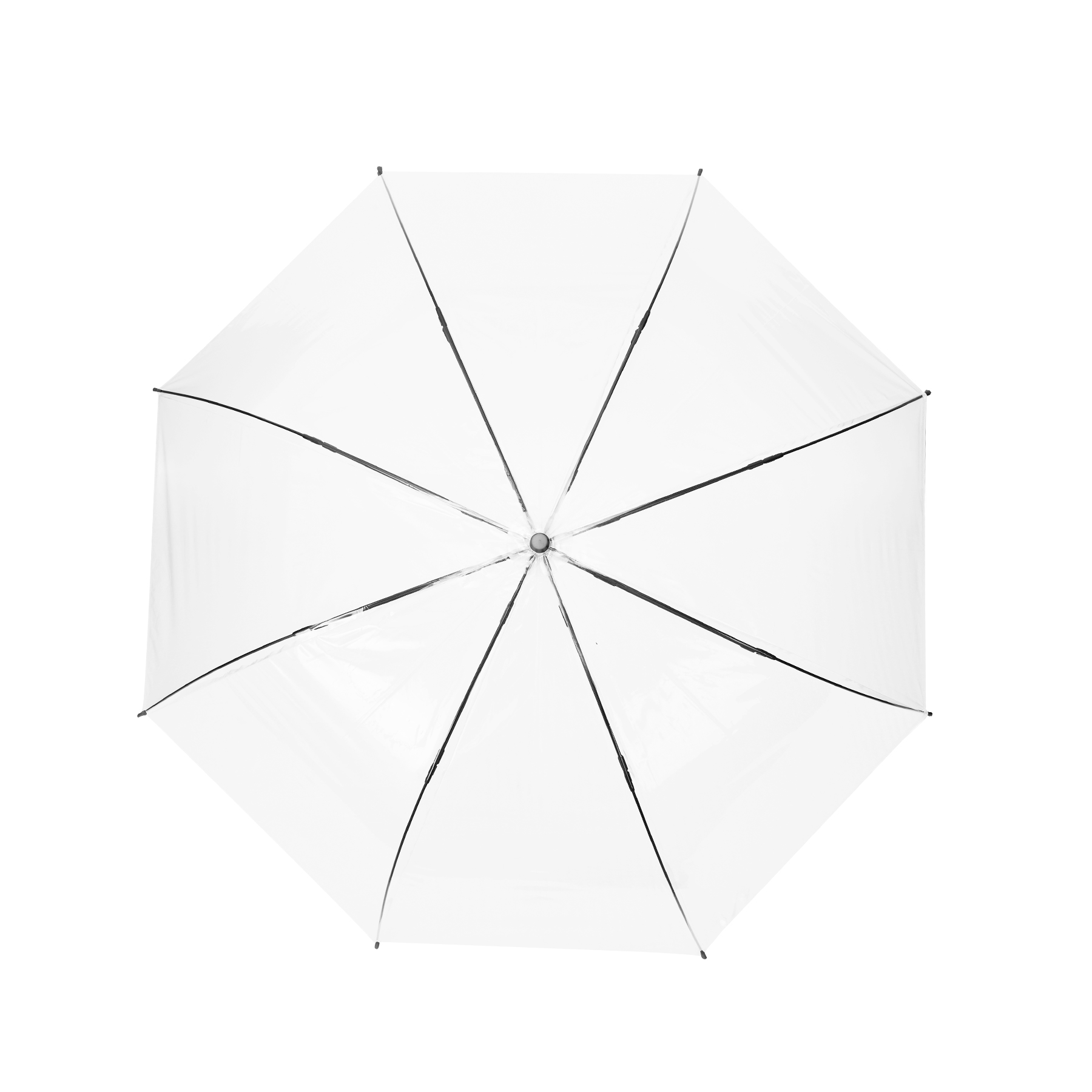 Clear Auto Open Stick Umbrella — view 2