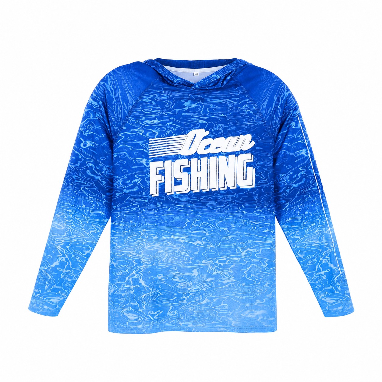 Fishing Sun Hoodie — Blue