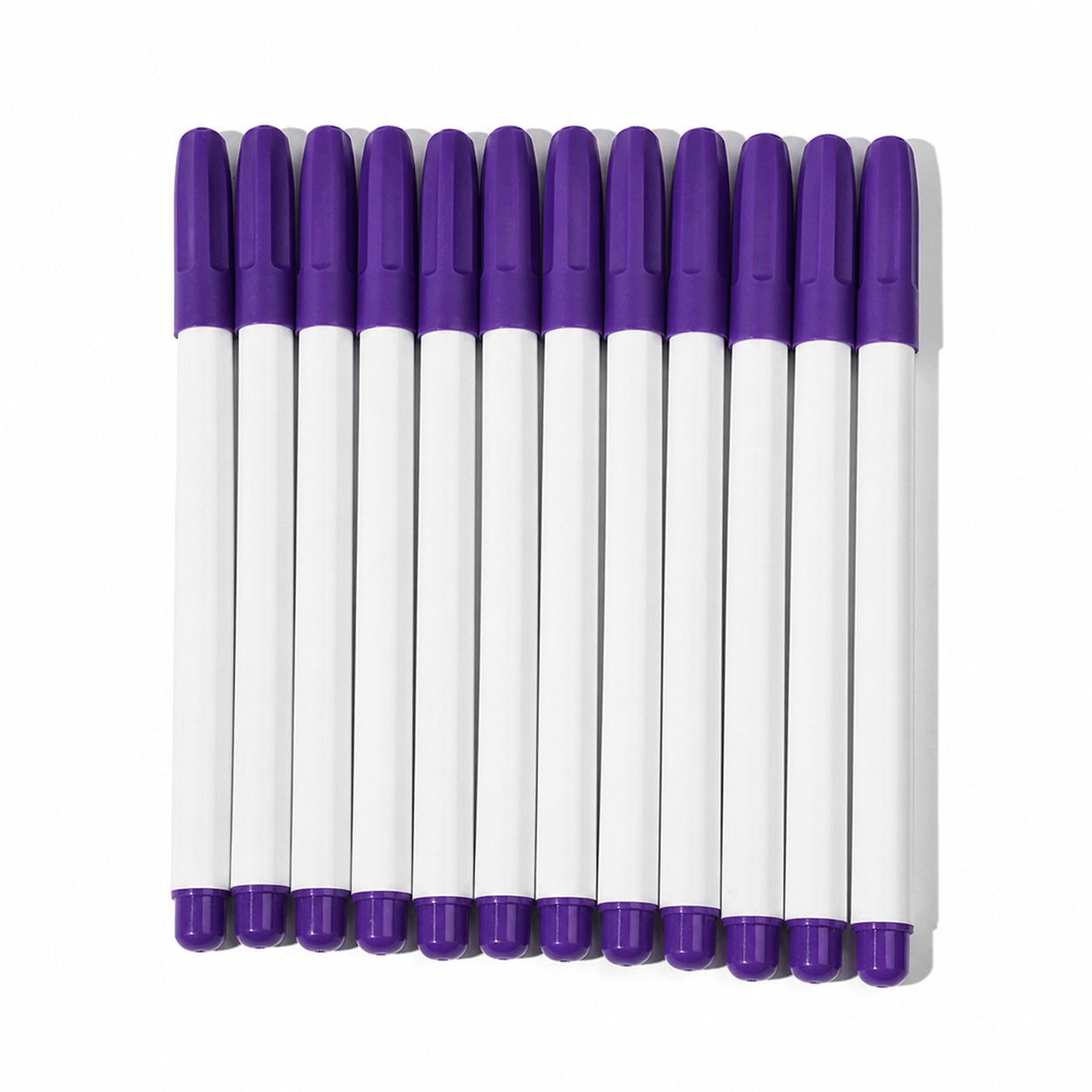 Fine Tip Plastic Dry Erase Marker Set — Purple