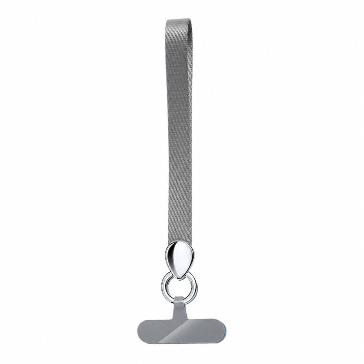 Adjustable Phone Wrist Lanyard — Gray