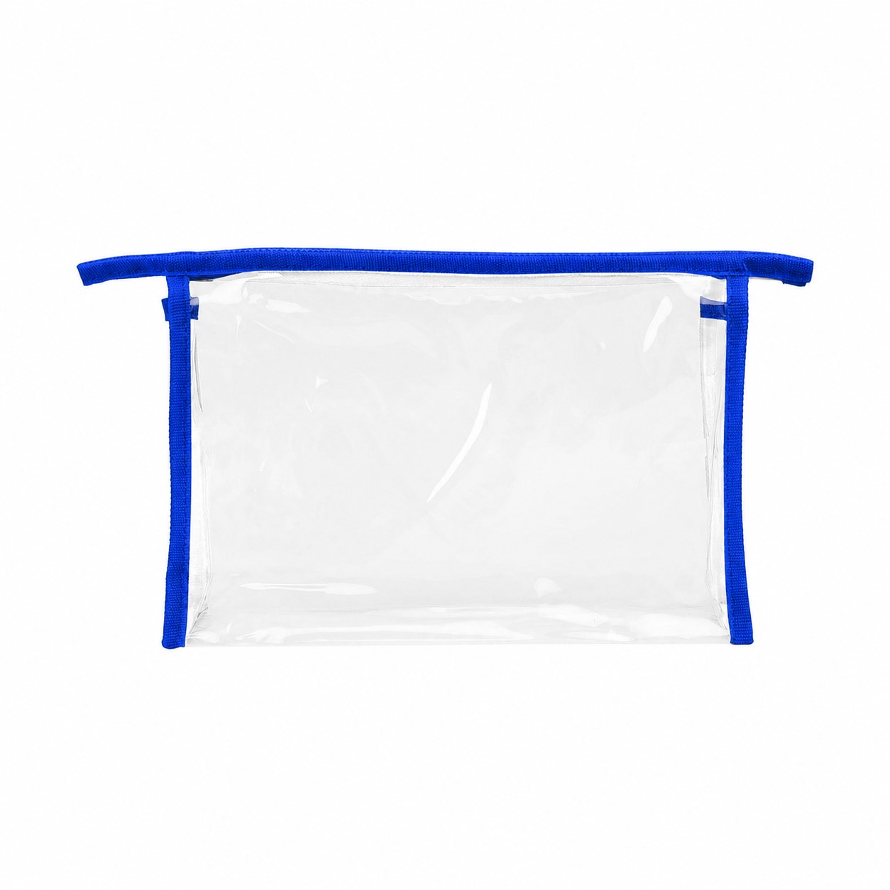 PVC Transparent Toiletry Bag — Royal Blue