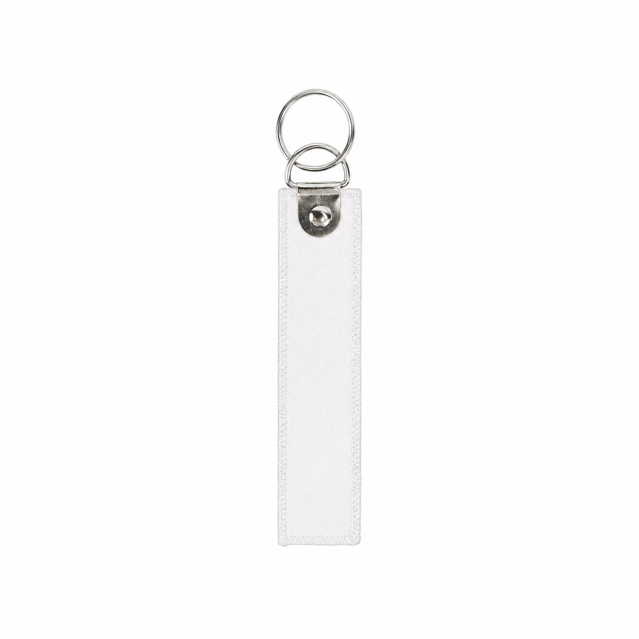 Polyester Flight Keytag Ring — White