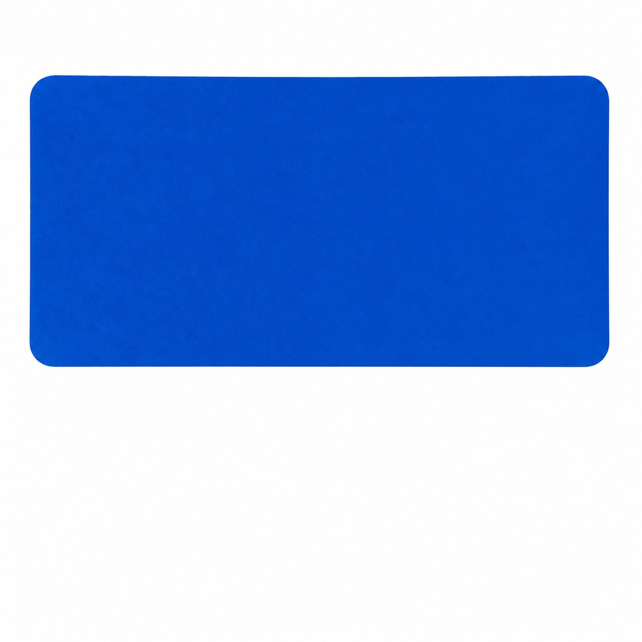 Large Two Tone PU Mouse Pad — Royal Blue/Yellow