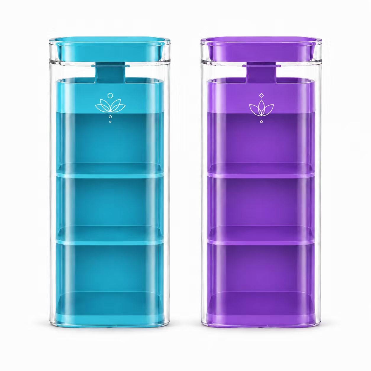 Mini ABS Three Compartment Pill Organizer