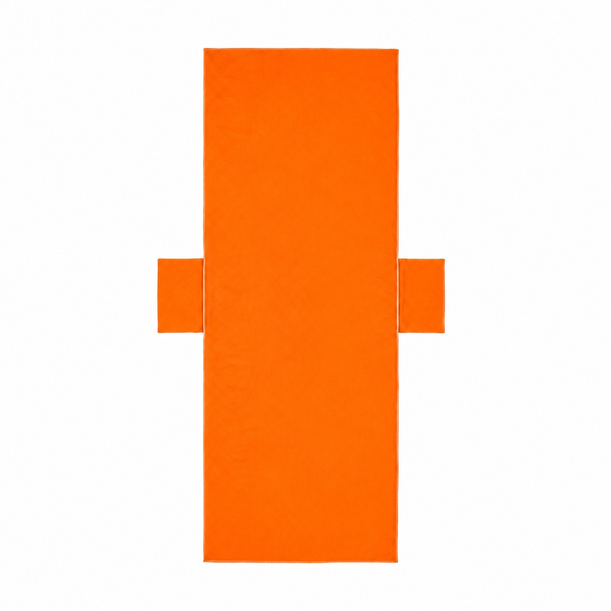 Microfiber Lounge Chair Cover With Side Pockets — Orange