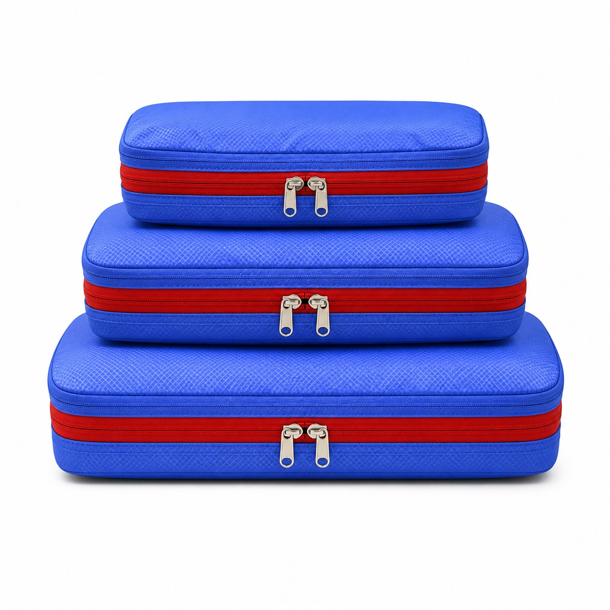 Three Piece Polyester Compression Travel Bag Set — view 2