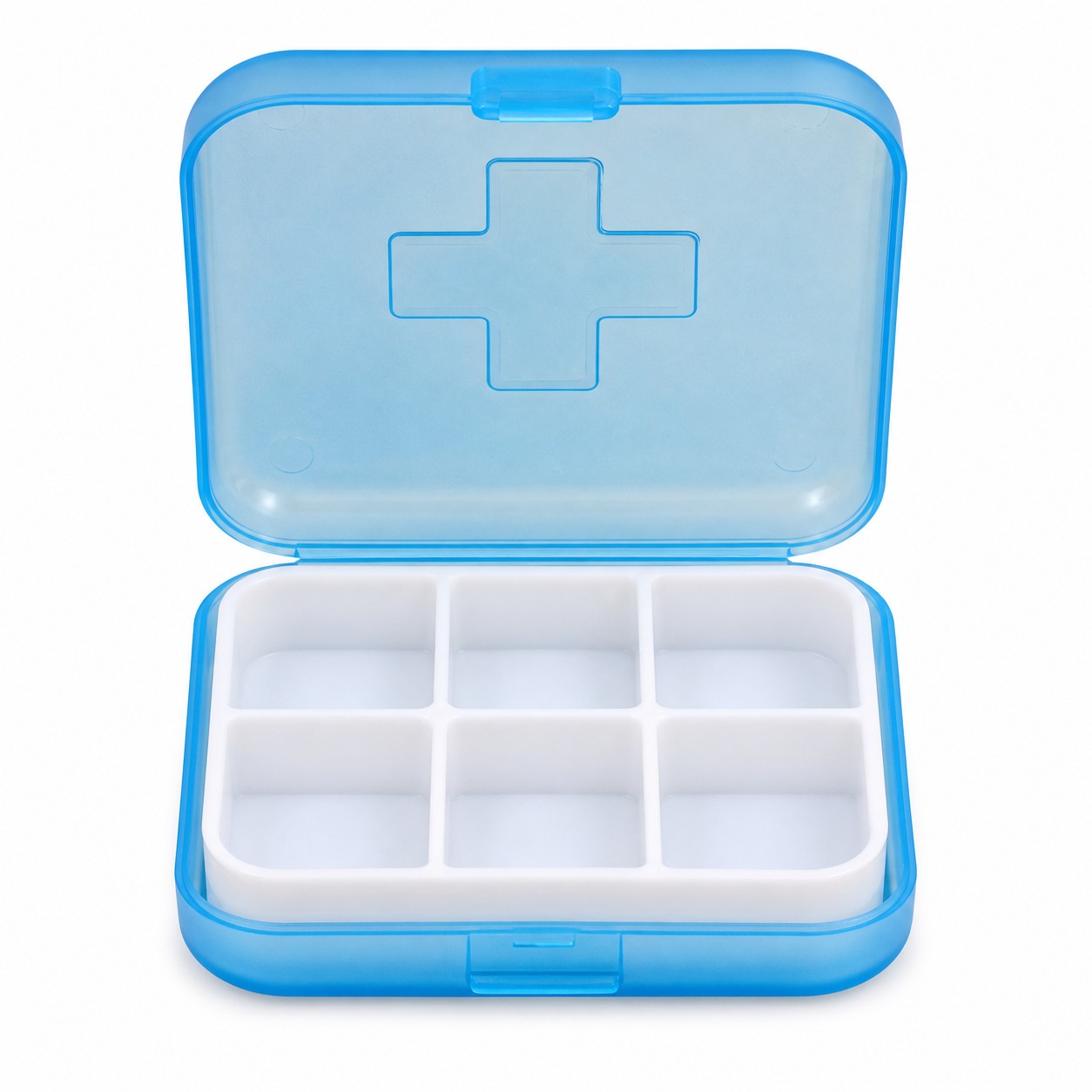 Removable Insert Four Compartment Pill Box — view 2