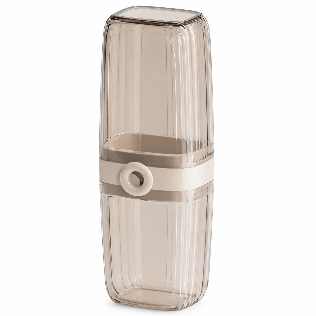 Split Polypropylene Travel Mouthwash Cup