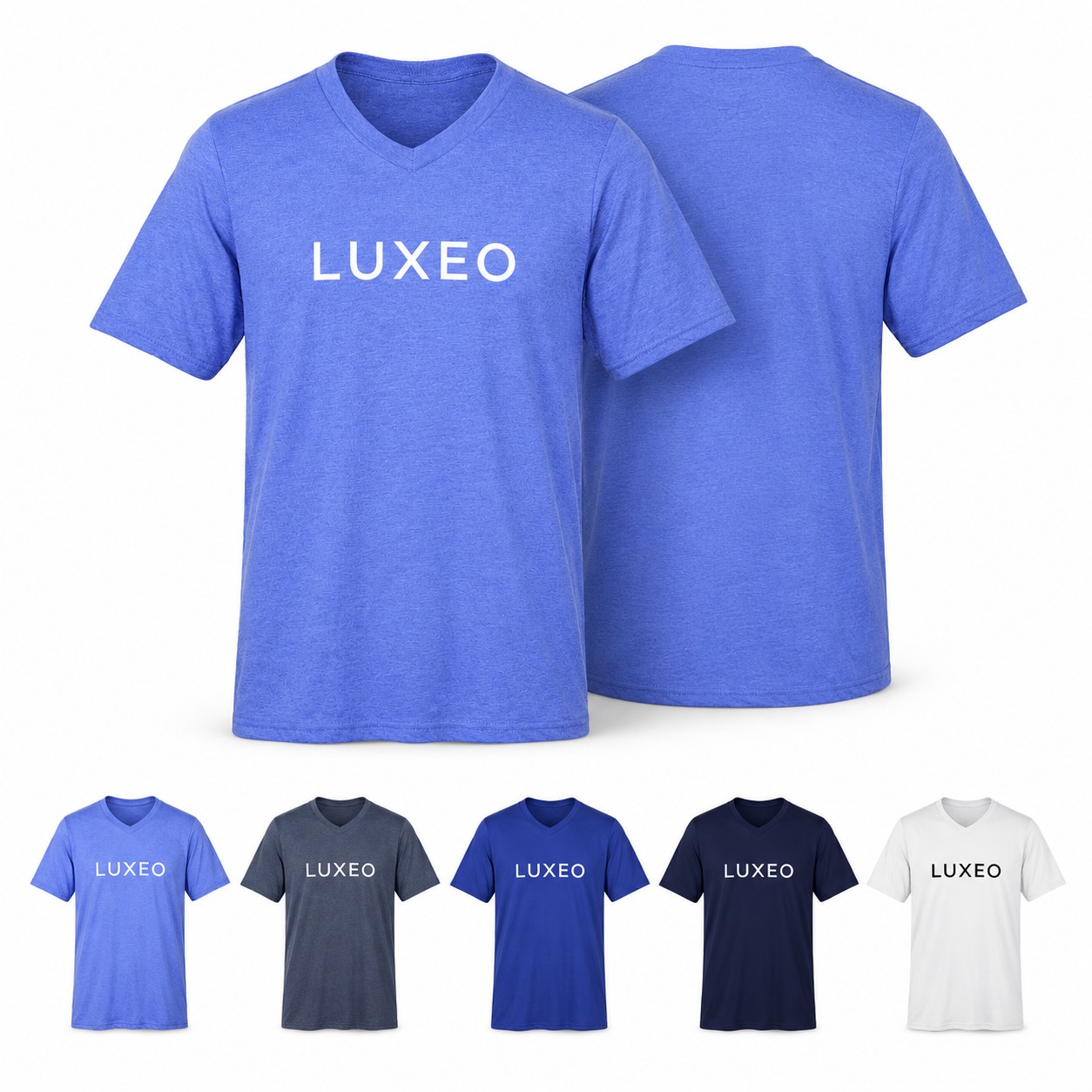 Men's Ringspun Cotton V Neck Shirt