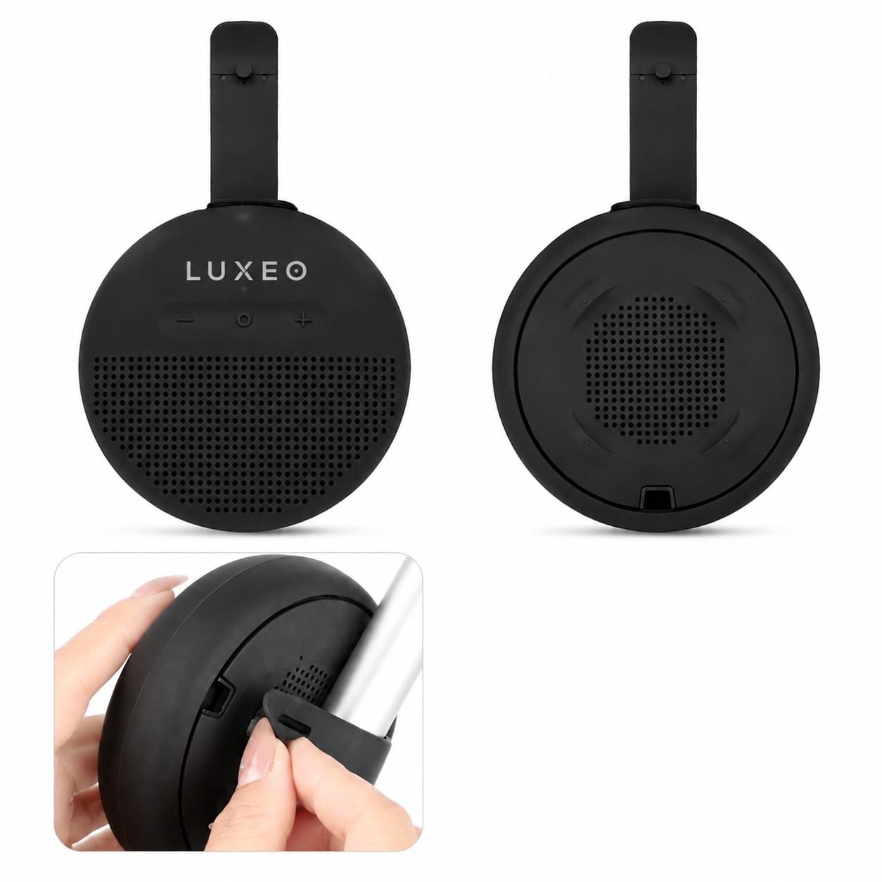 Round IPX7 Wireless Speaker With Lanyard