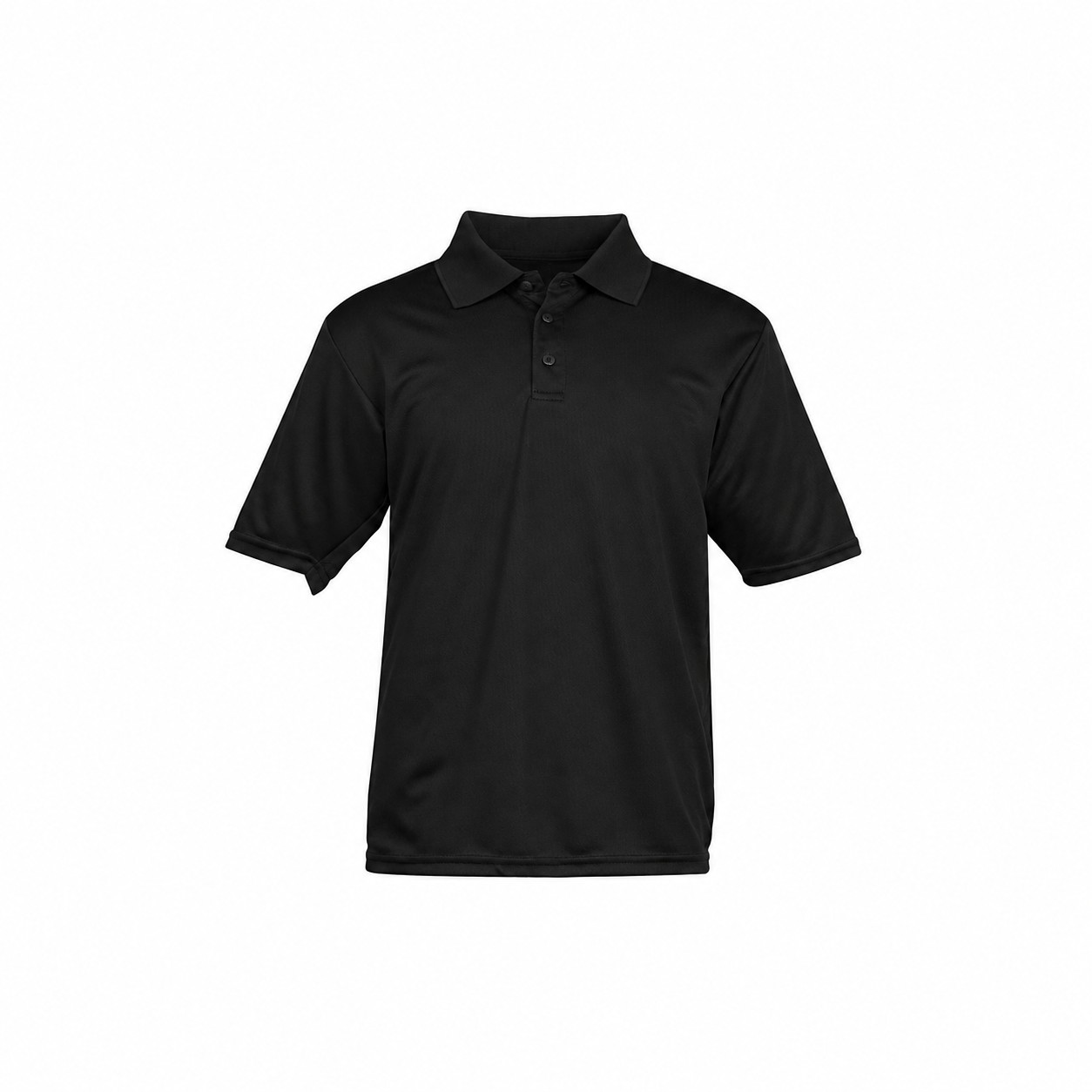 Pocket Sun Protection Polo — Black