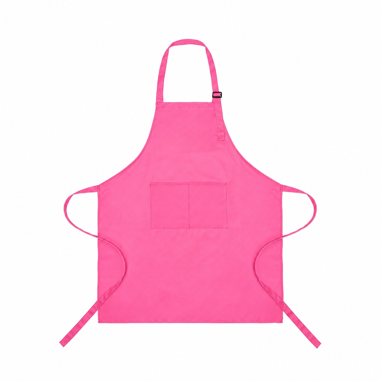 Full Length Polyester Bib Apron — Pink