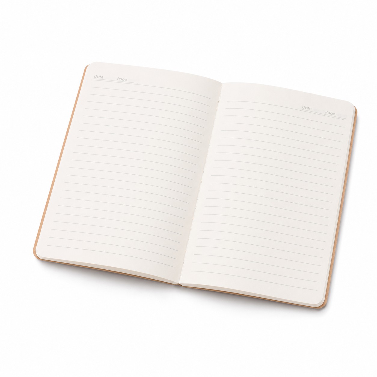 A5 Stitched Kraft Paper Notebook — view 2
