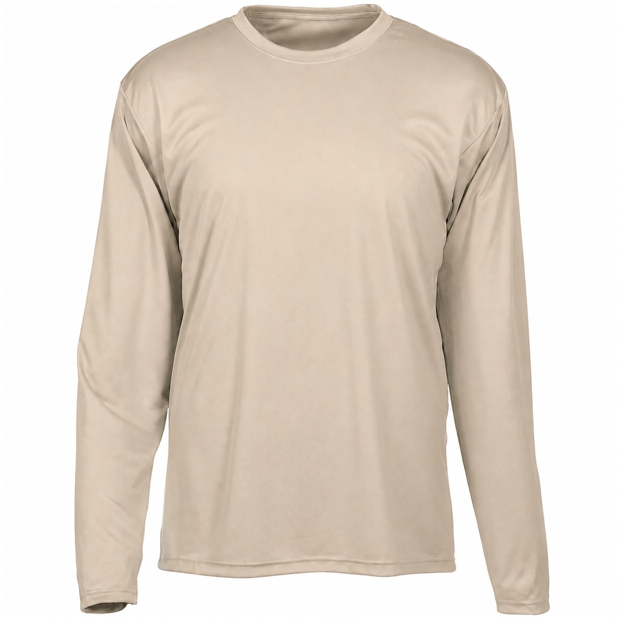 Recycled Polyester Cooling Tee — Beige