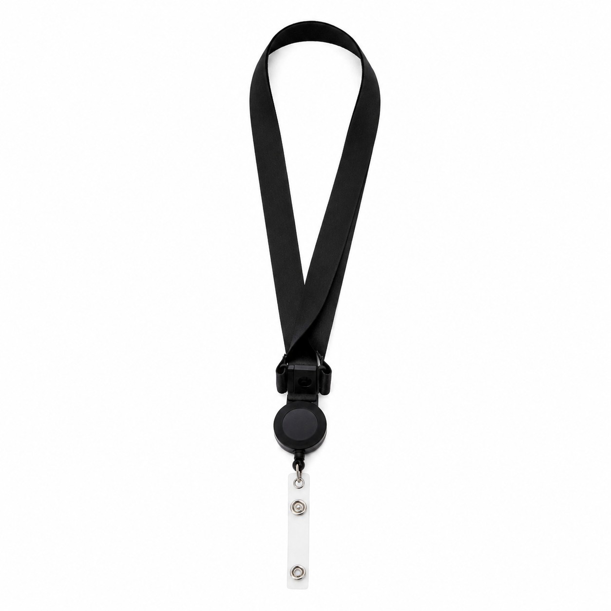 Retractable Reel Breakaway Polyester Badge Lanyard — view 2