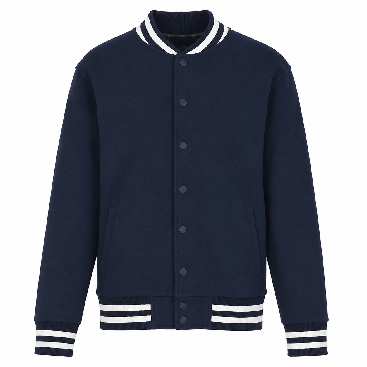 Cotton Acrylic Full Zip Sweater — view 2