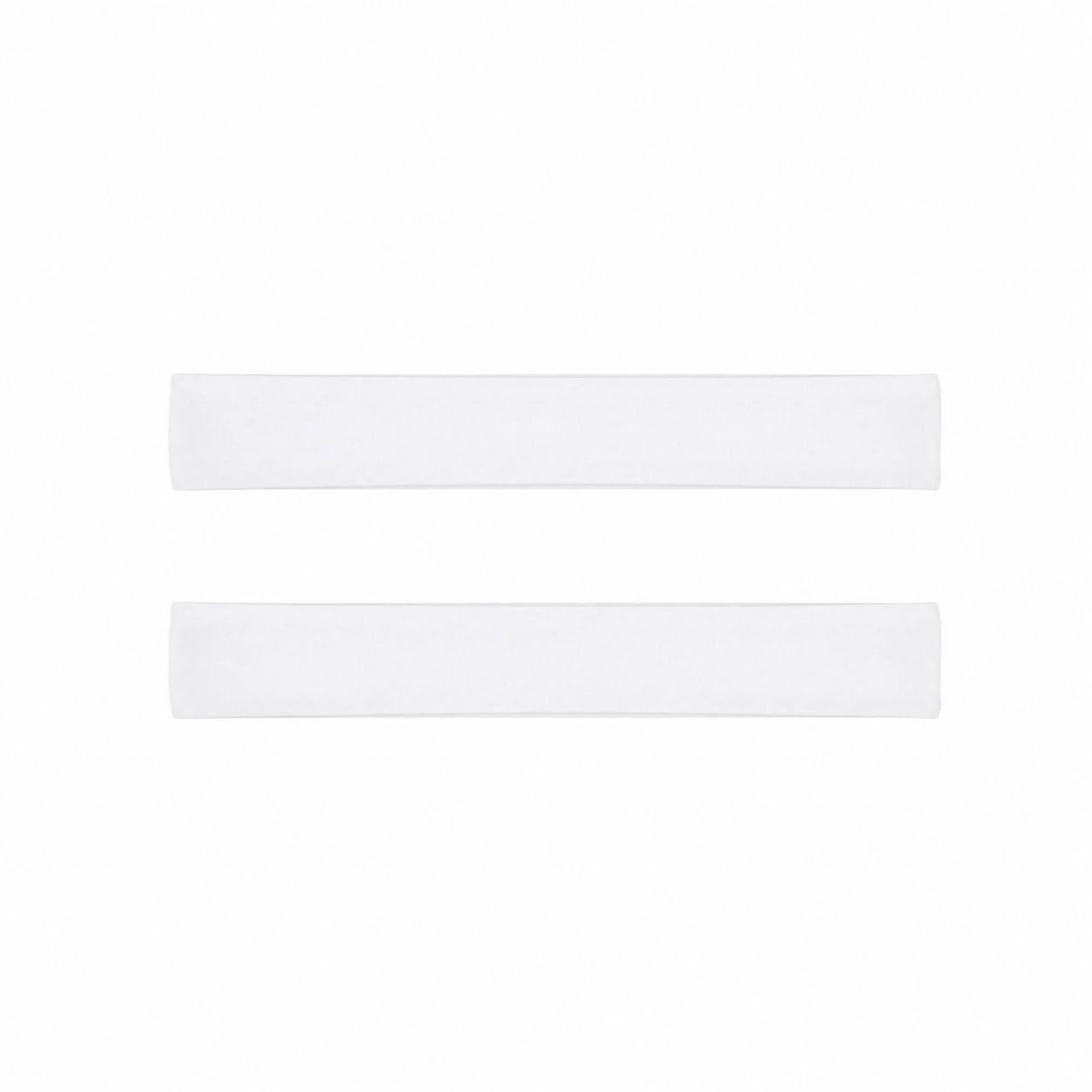 Lightweight Polyester Sports Headband — White