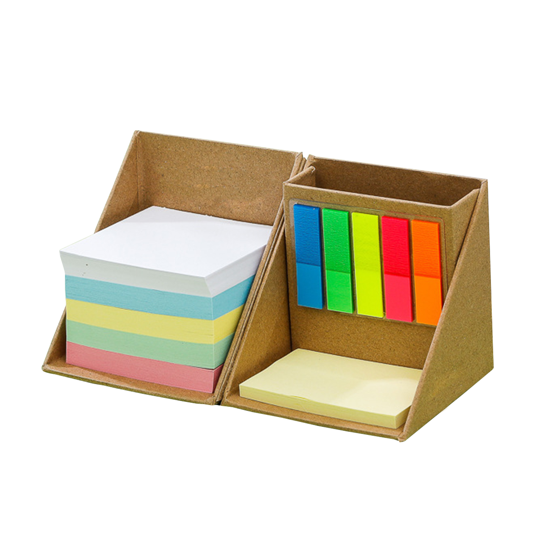 Kraft Paper Memo Cube Organizer — view 2