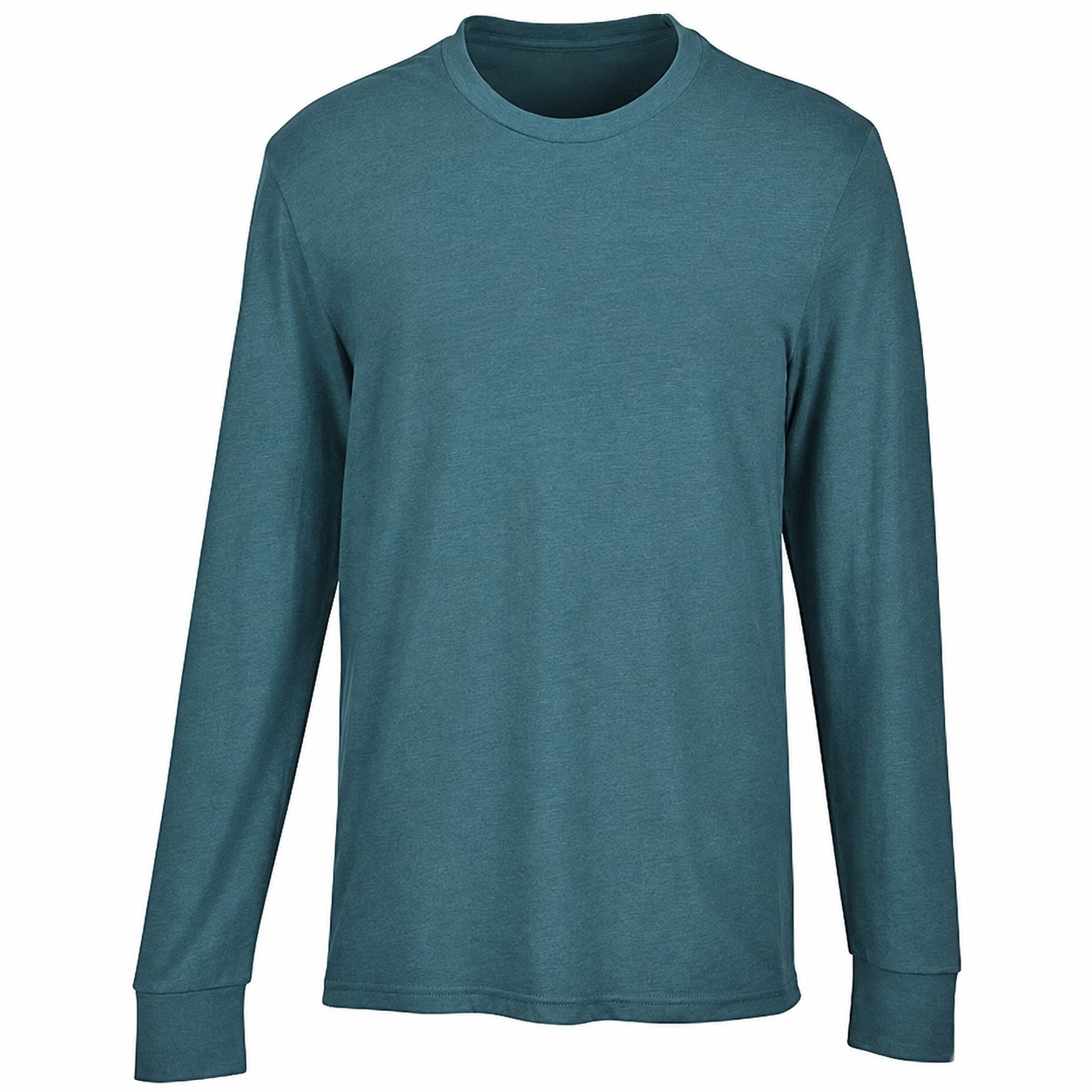Cotton Polyester Blend Long Sleeve Shirt — view 2
