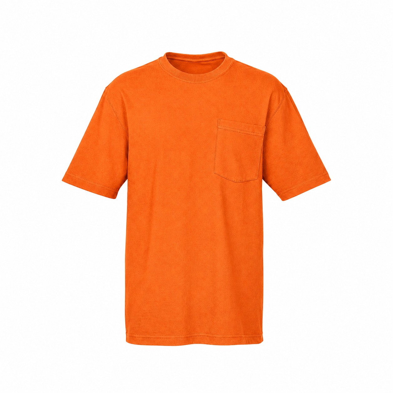 Workwear Cotton Pocket T Shirt — Orange