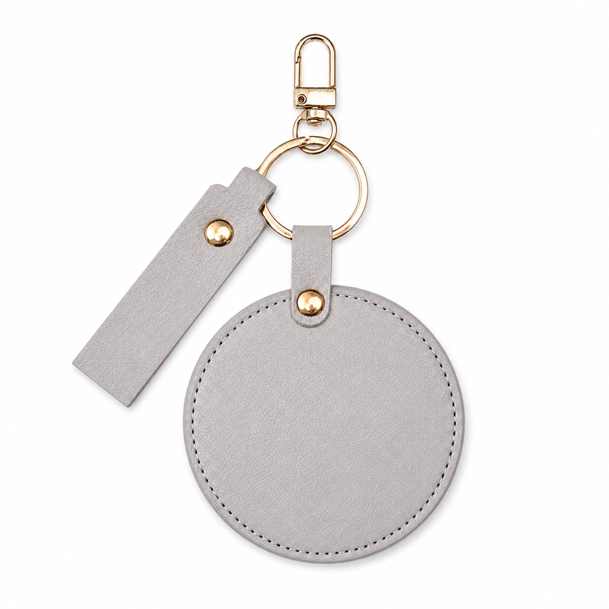 Round PU Folding Pocket Mirror — view 2