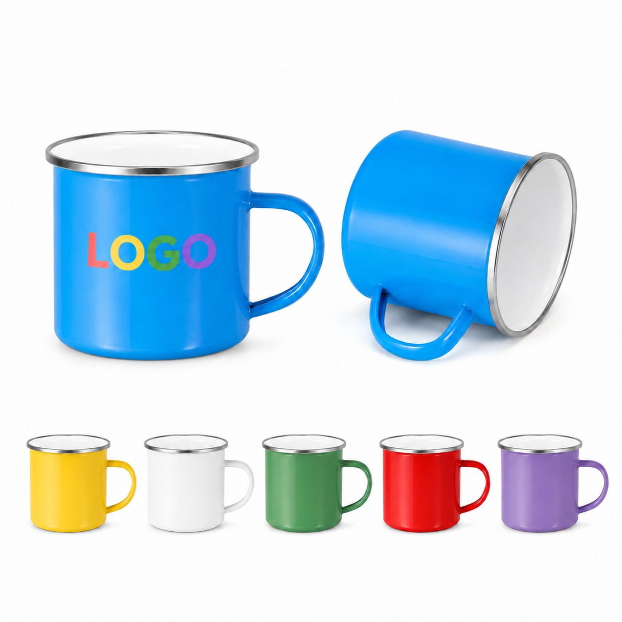 Speckled Vitreous Enamel Coffee Mug