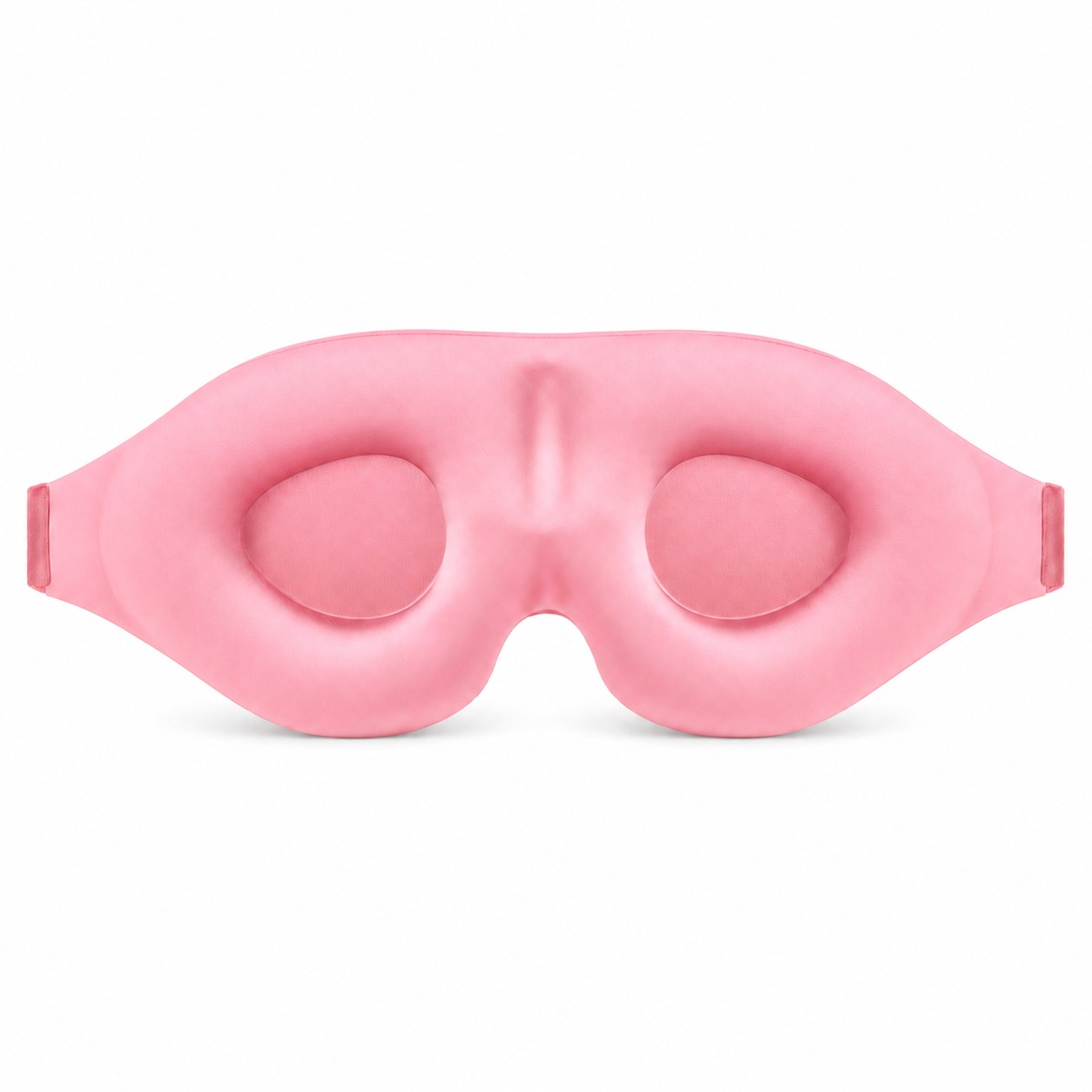 Contoured Blackout Fabric Sleep Mask — Pink