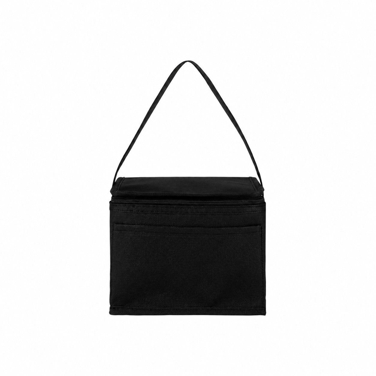 Zippered Storage Cooler Bag — Black
