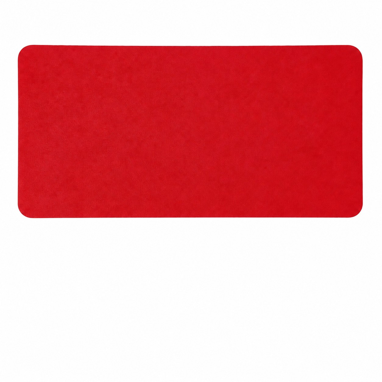 Large Two Tone PU Mouse Pad — Red/Black