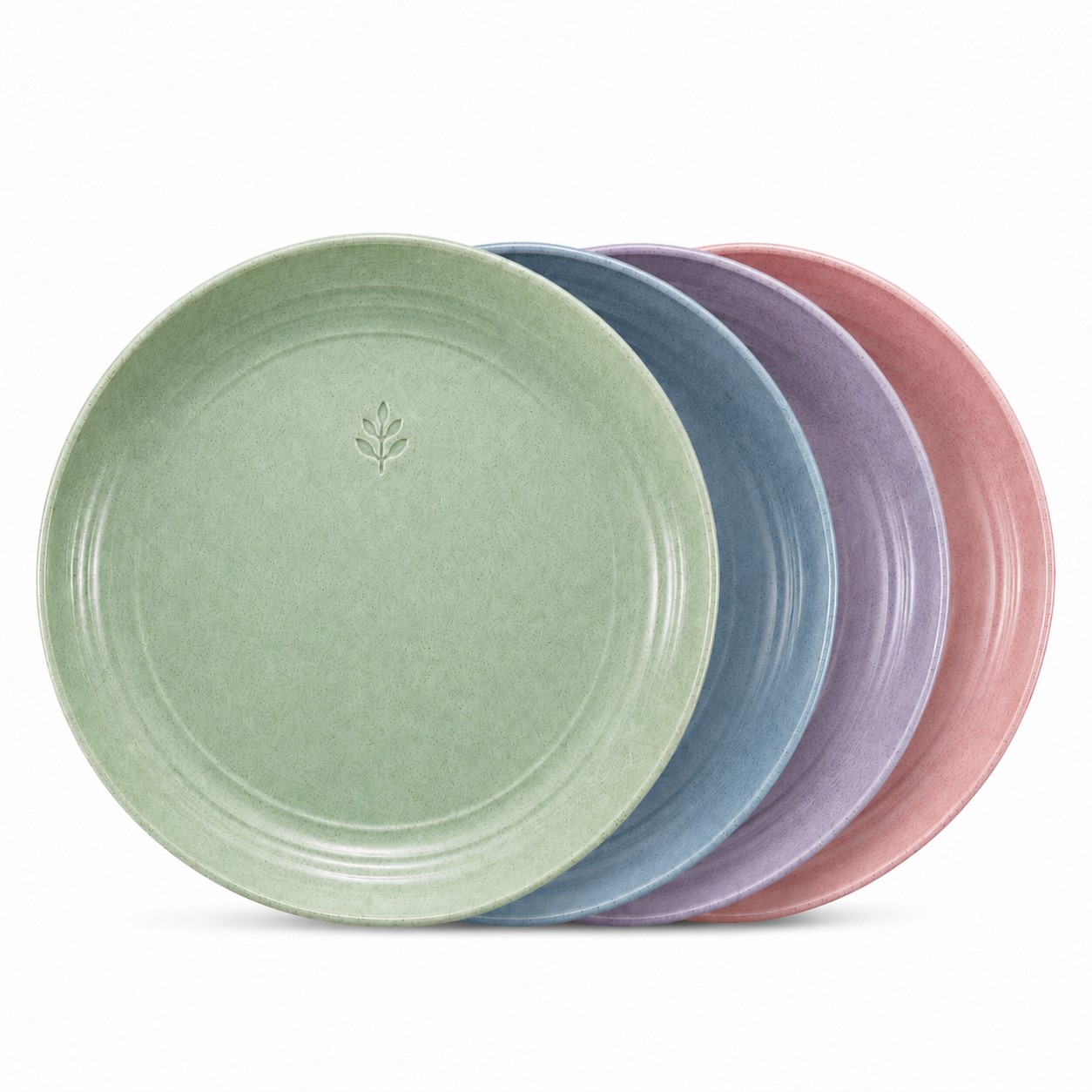 Round Wheat Straw Mini Plate