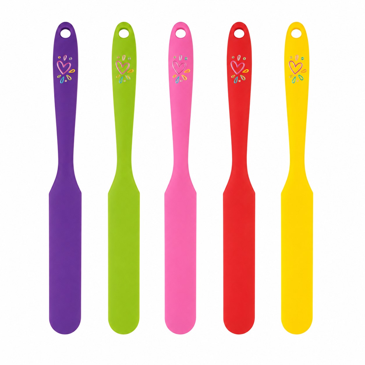 Long Handle Silicone Bowl Scraper