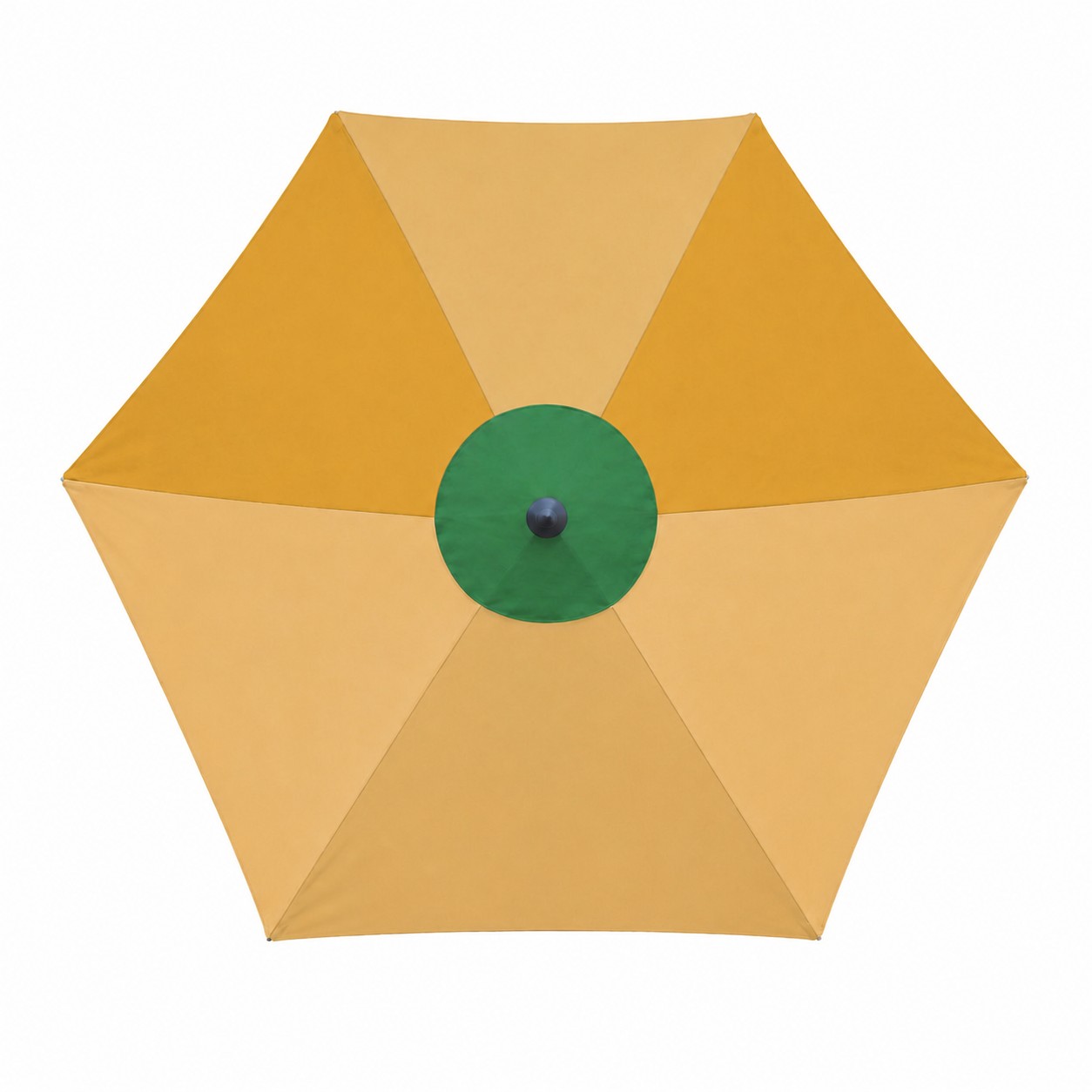 7' Vented Steel Market Umbrella — Bronze Gold