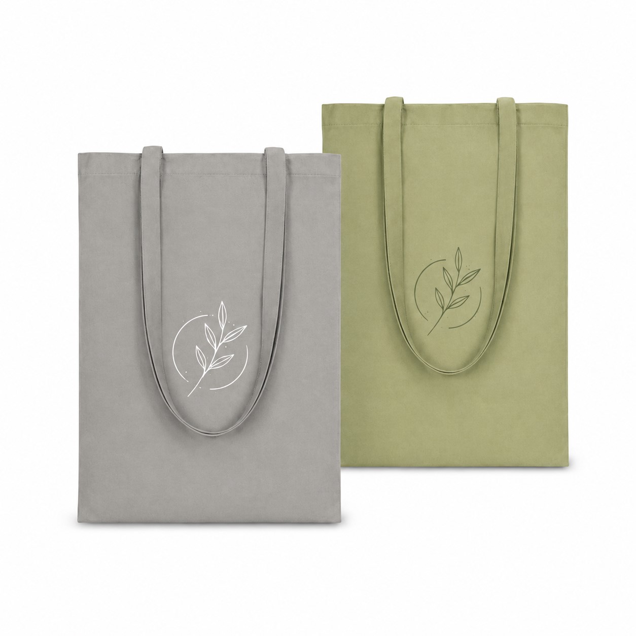 Reinforced Cotton Long Handle Shopping Tote