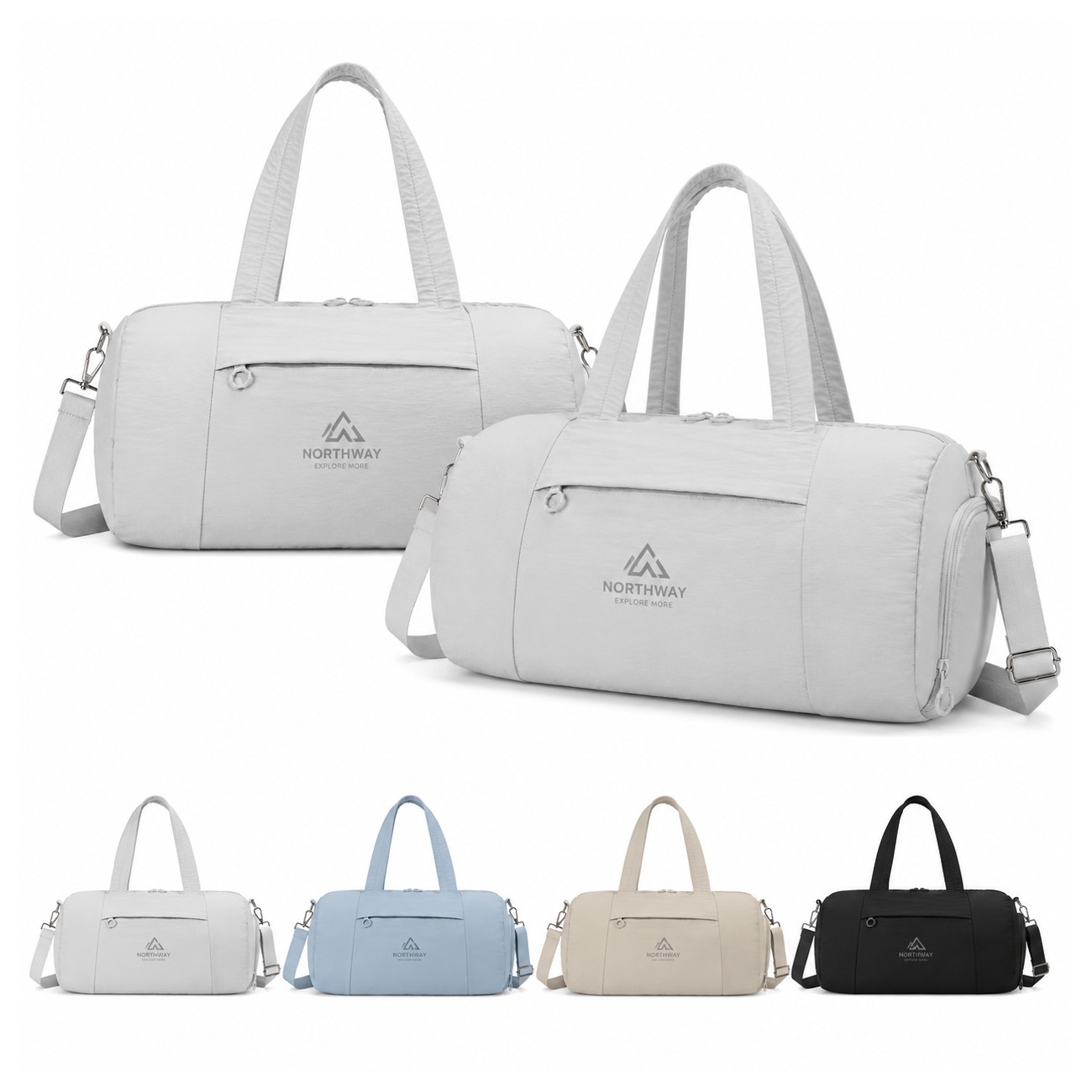 Nylon Shoe Duffel Bag