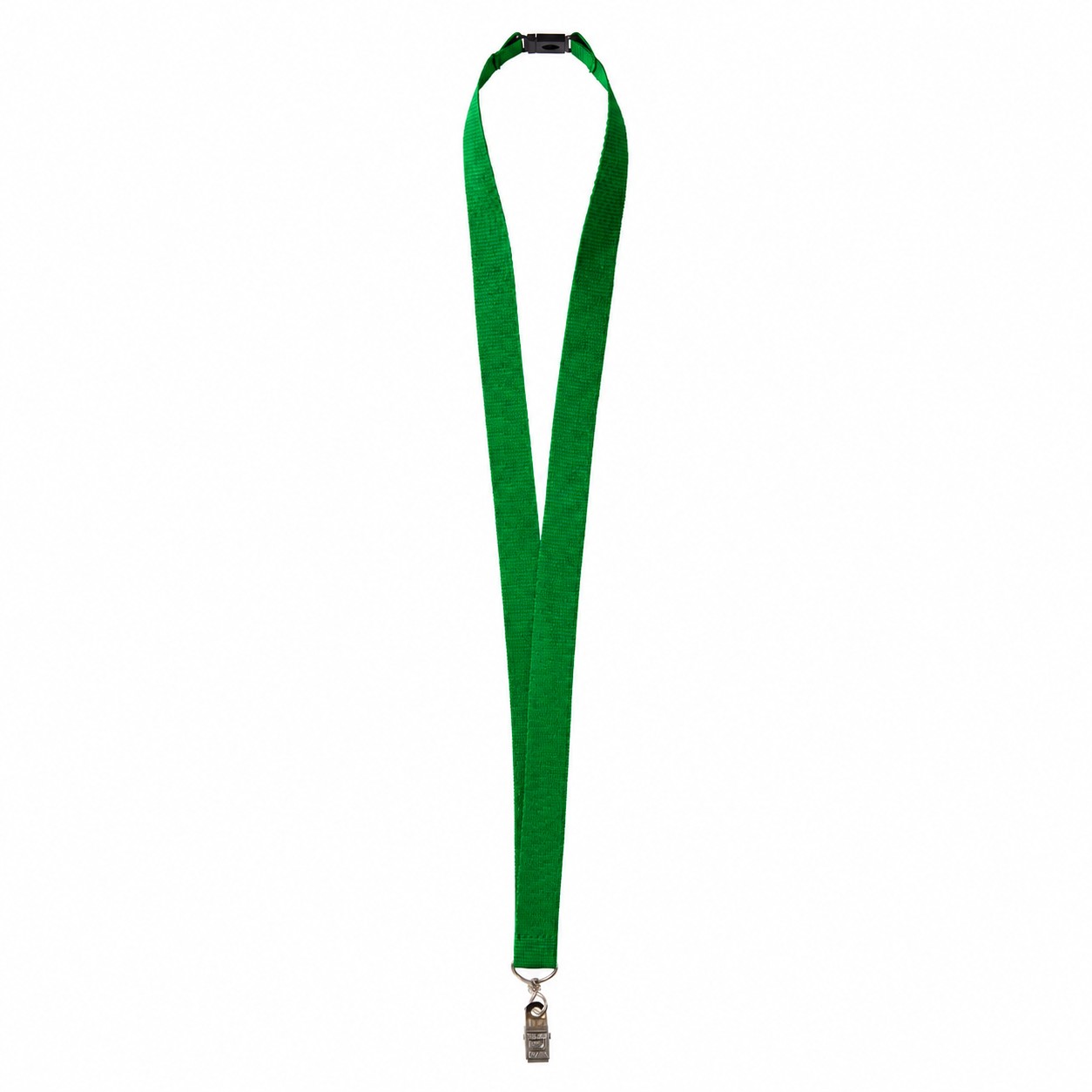 Three Quarter Inch Polyester Breakaway Lanyard — Green