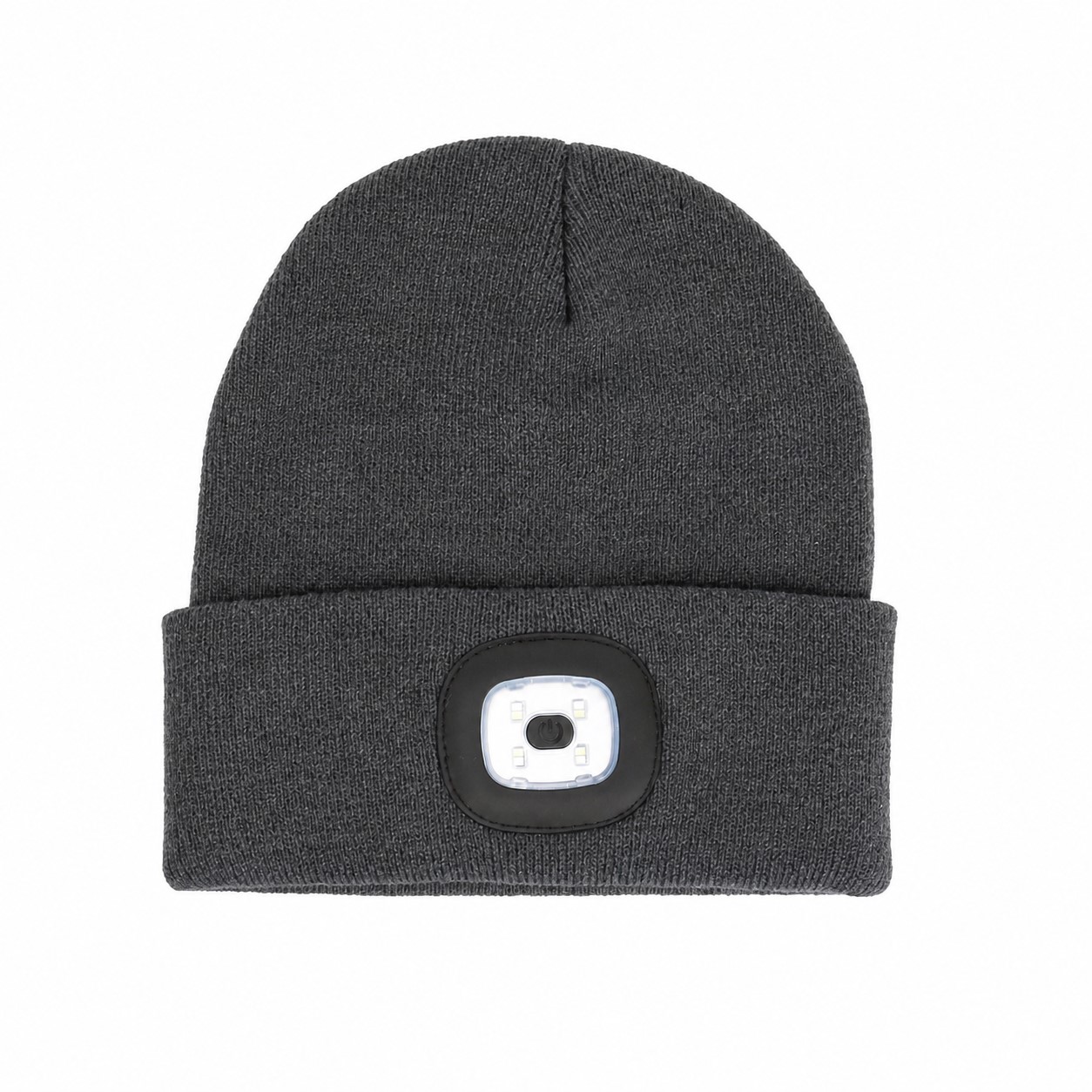 Acrylic Beanie — Heather Dark Gray