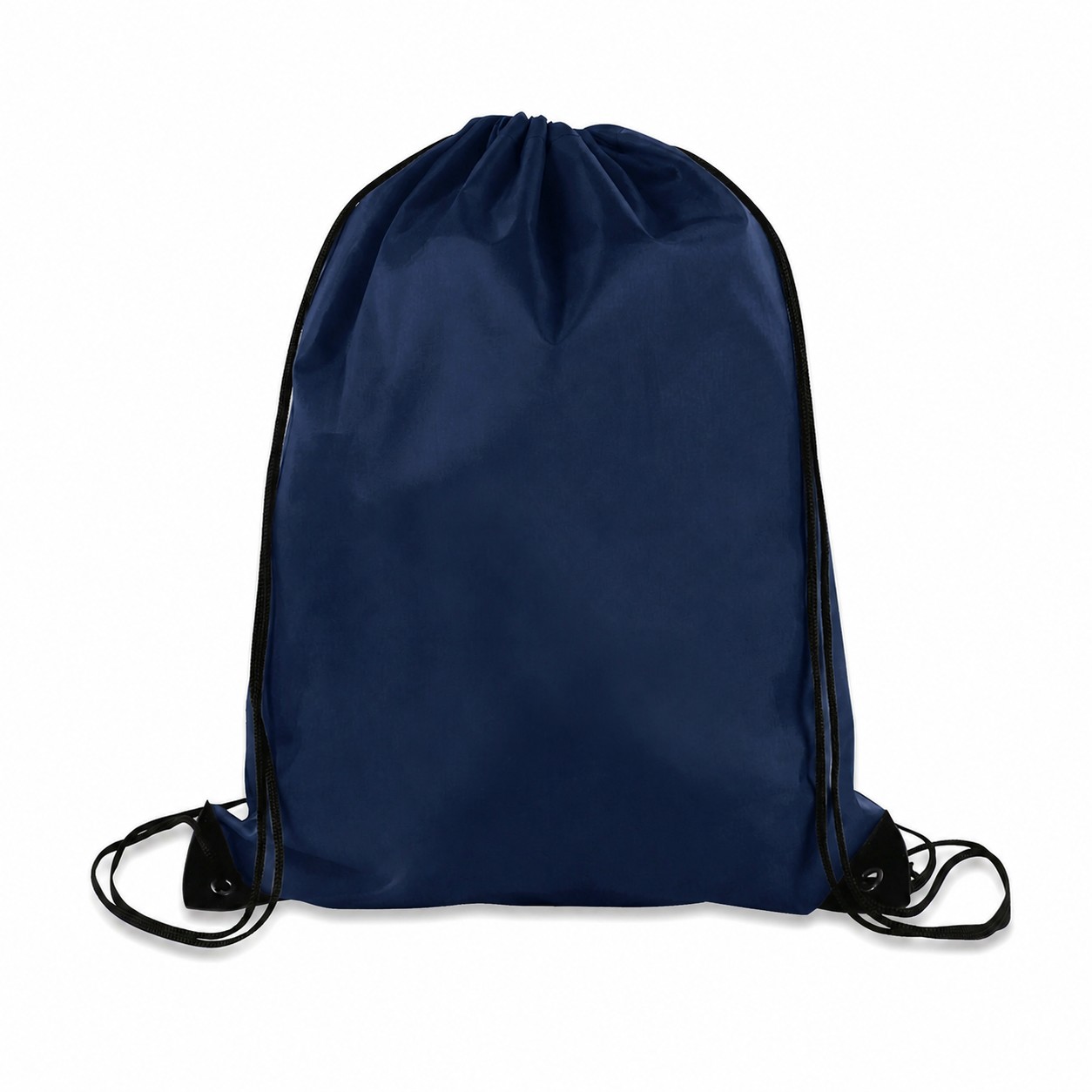 210D Polyester Drawstring Bag — Navy Blue