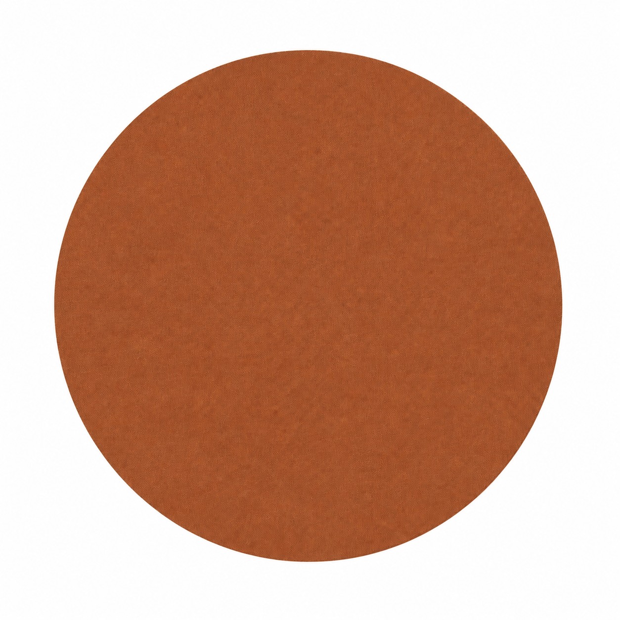 Eight Inch Round Fabric Mouse Pad — Copper Brown