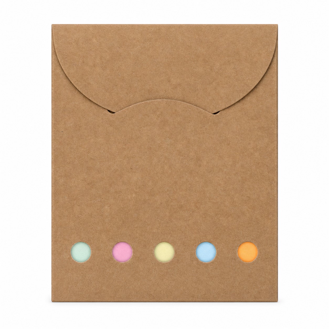 Sticky Note Flag Booklet With Kraft Cover — view 2