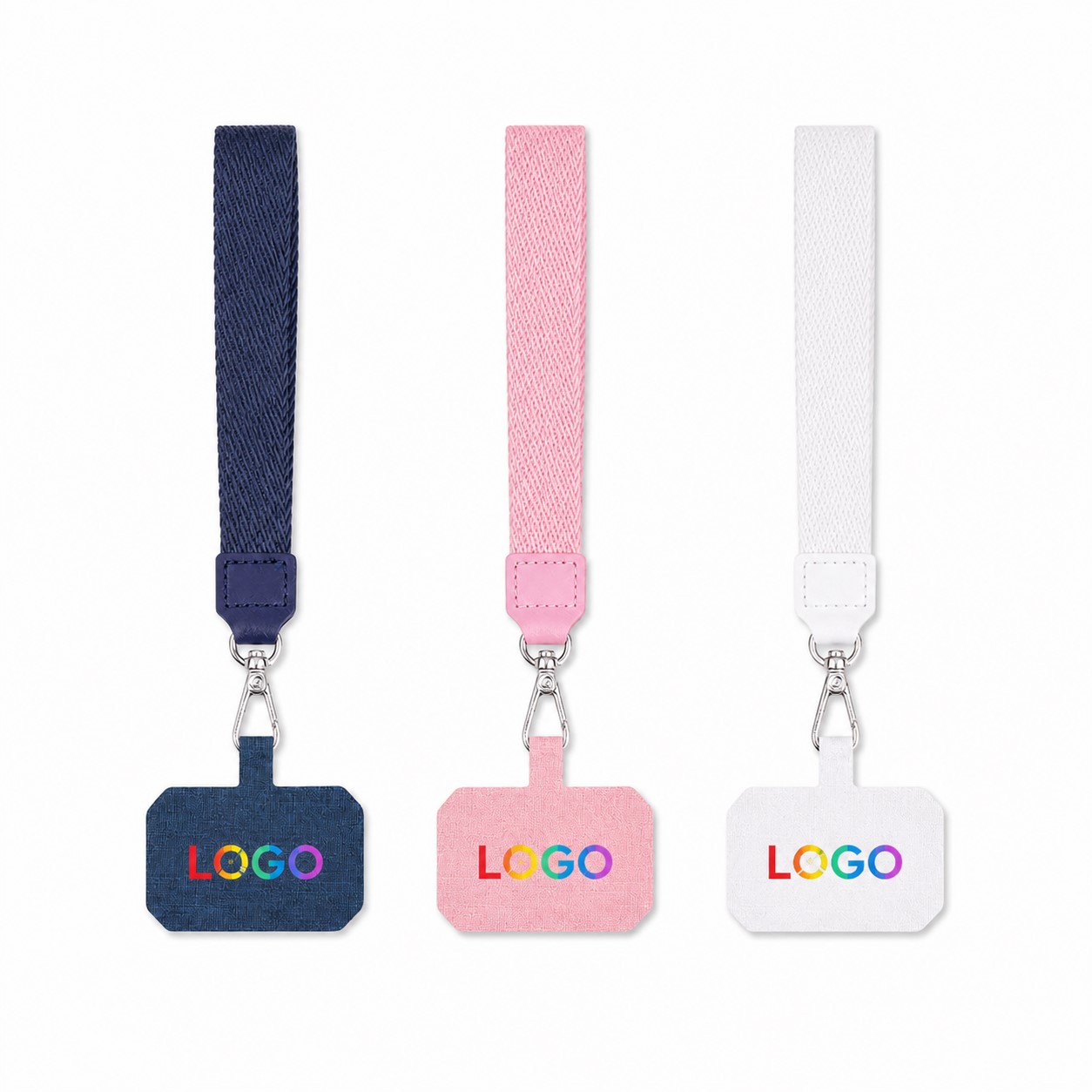Nylon Wristband Phone Lanyard With Anchor Patch