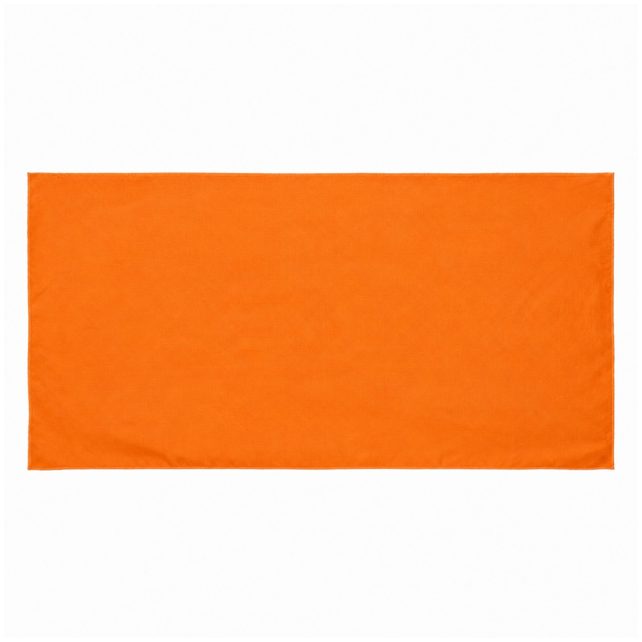Waffle Weave Beach Towel — Orange