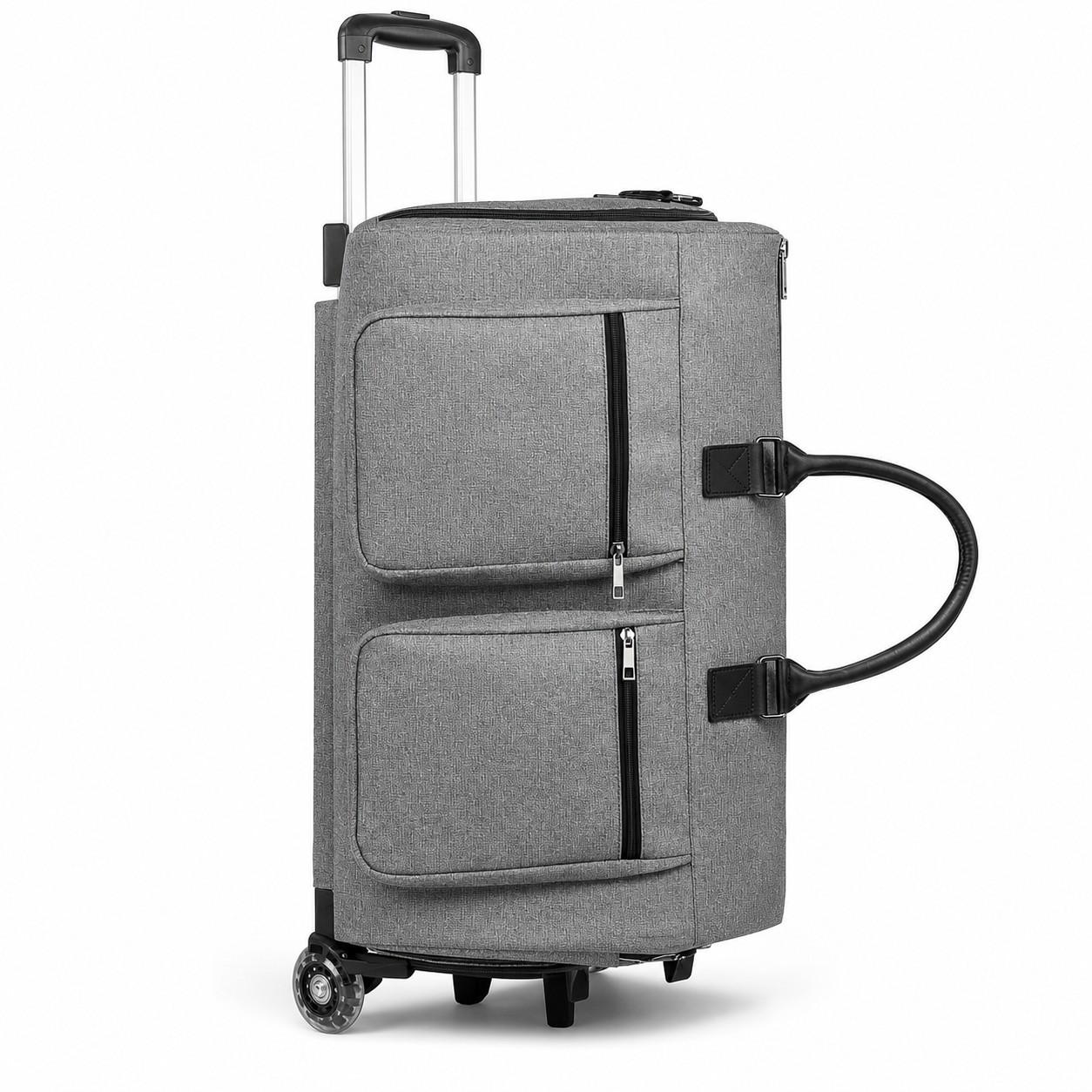 Foldable Wheeled Fabric Travel Bag — view 2