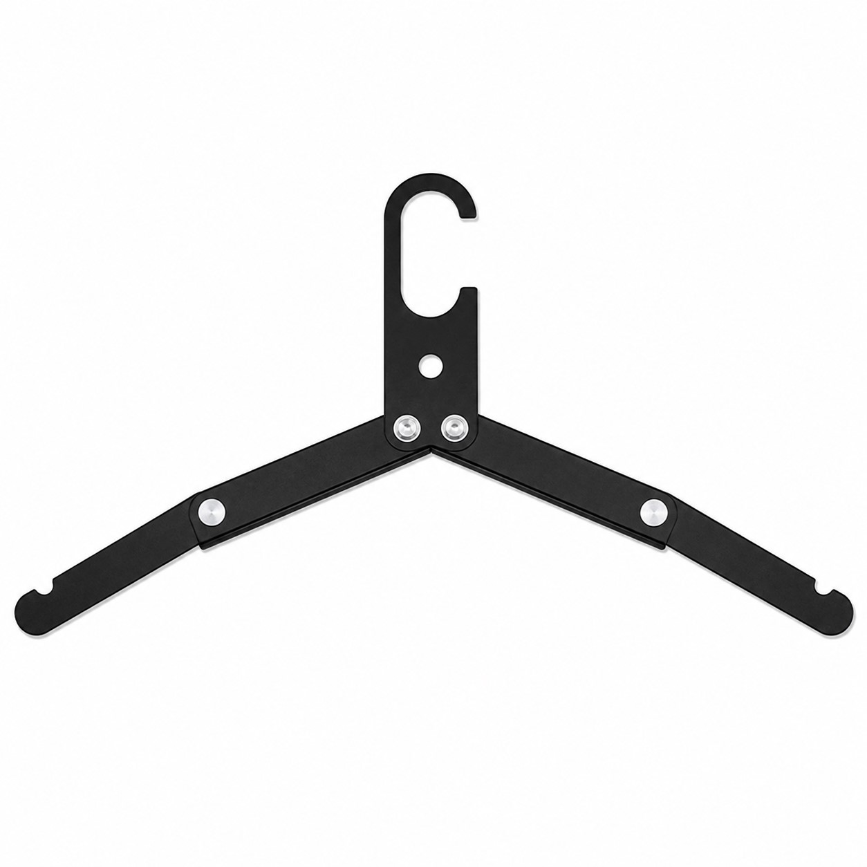 Folding Aluminum Travel Clothes Hanger — view 2