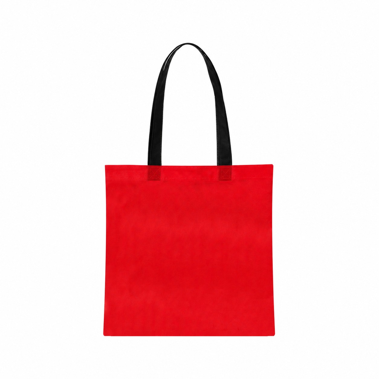 14-Inch Non-Woven PET Tote Bag — Red