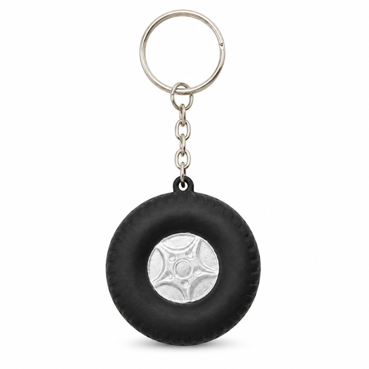 Tire Wheel PU Stress Keychain — view 2