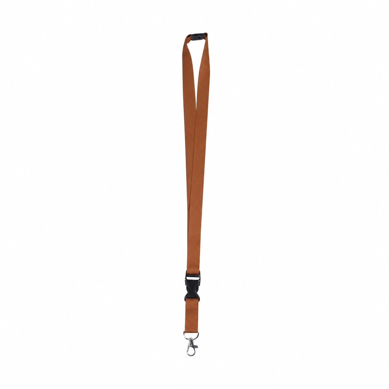 Polyester Breakaway Lanyard With Buckle Release — Copper Brown