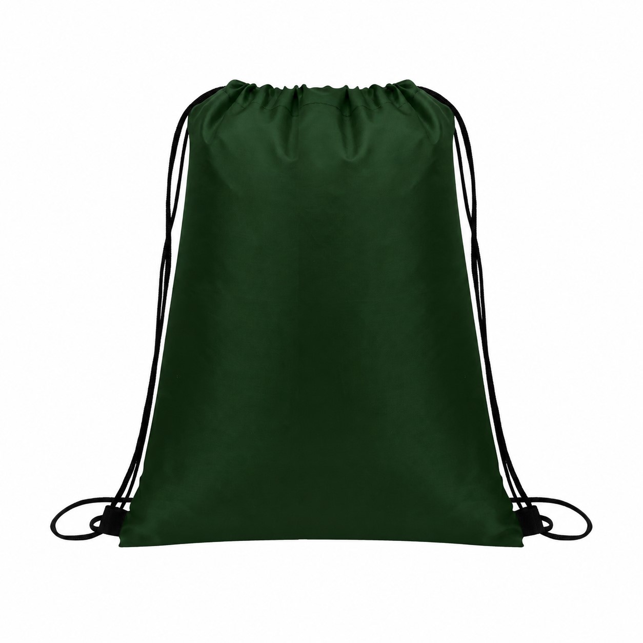 Drawcord Closure Drawstring Bag — Forest Green
