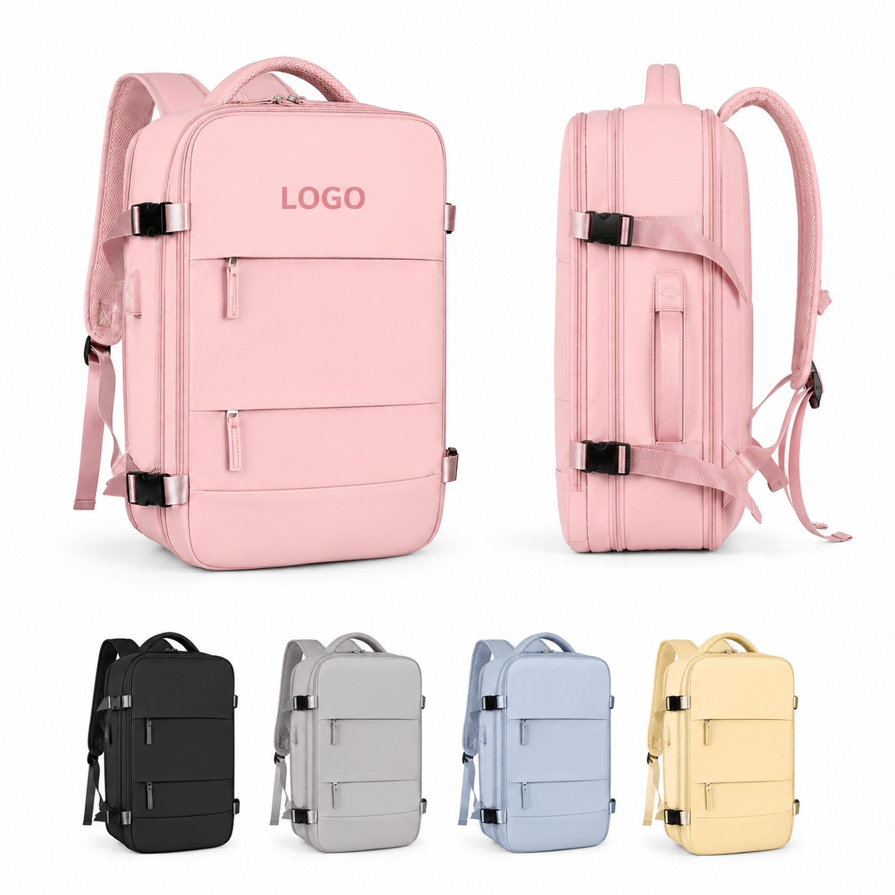 Travel Backpack With USB Charging Access