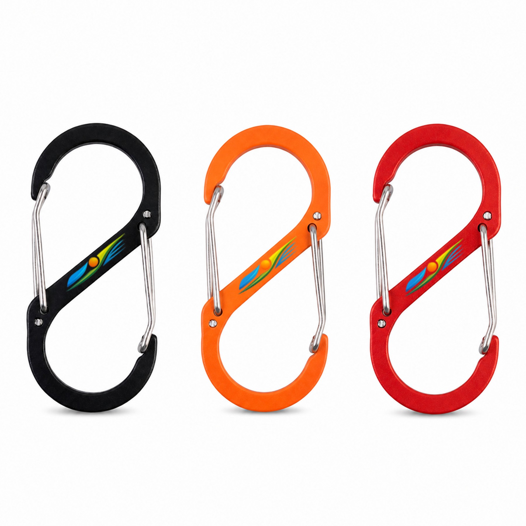 Aluminum Alloy Dual Gate S Carabiner — view 1
